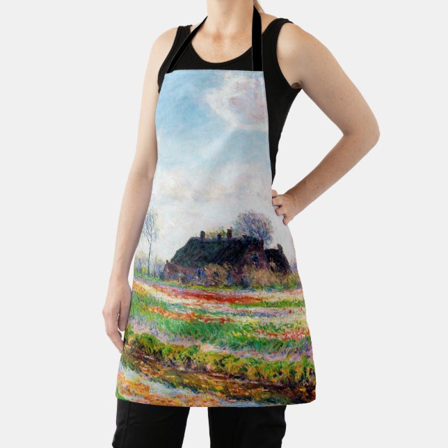 Delantal Tulip Fields en los Países Bajos, Monet (in situ)