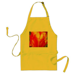 Delantal Tulipán Curly De Cierre Rojo Y Amarillo