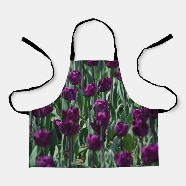 Delantal Tulipán Púrpura (Anverso)