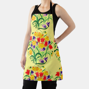 Delantal Tulipanes de primavera