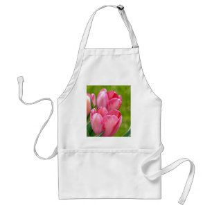 Delantal Tulipanes rosados