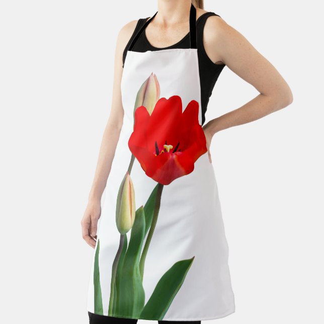Delantal Tulips  apron (in situ)