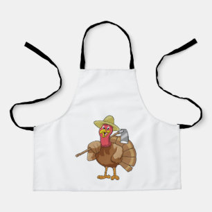 Delantal Turquía como agricultor
