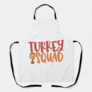 Delantal Turquía Squad Matanza Acto de Acción de Gracias Tu