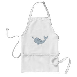 Delantal Tusked Narwhal Apron