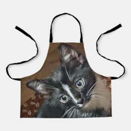 Delantal Tuxeudo Kitten Kids Apron
