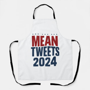 Delantal Tweets Malvados 2024 Elección Divertida Trump 