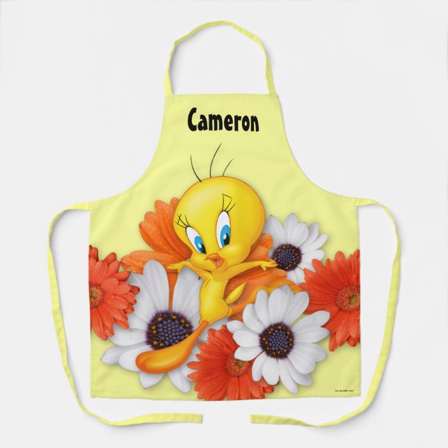 Delantal TWEETY™ Con Daisies (Anverso)