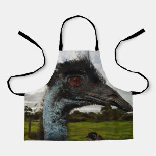 Delantal "Twinkle in the Eye: An Emu's Curious Gaze"