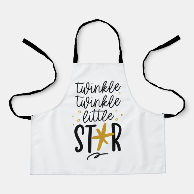 Delantal Twinkle Twinkle Little Star Doodle (Anverso)