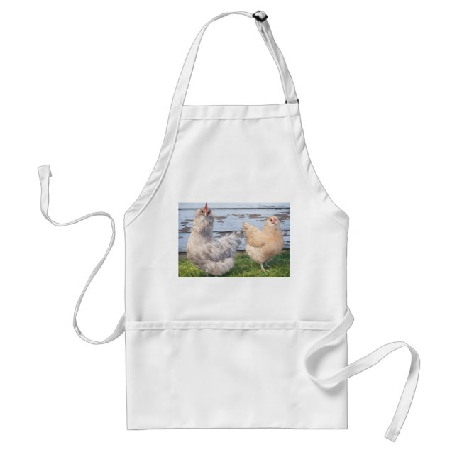 Delantal Two Chickens Farmhouse Cooking Apron (Frente)