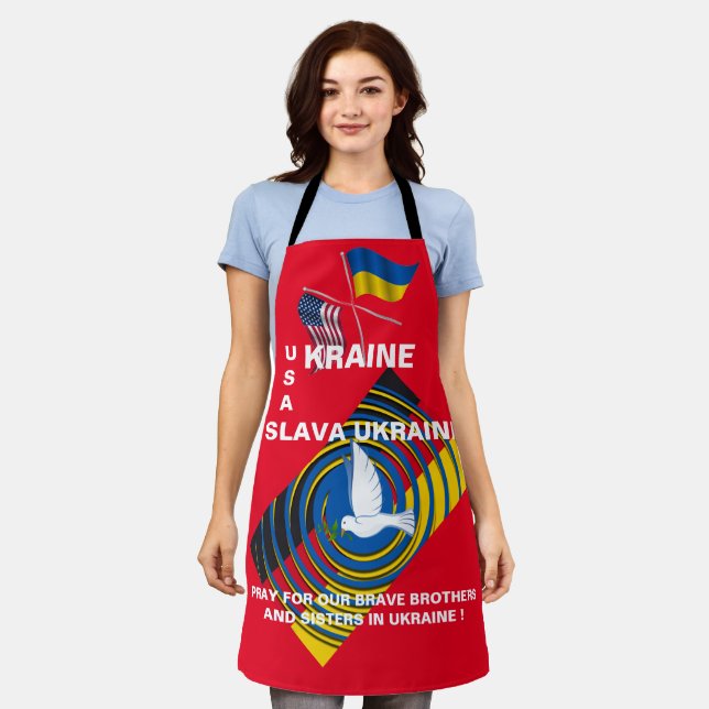 DELANTAL UKRAINE USA (Gastado)