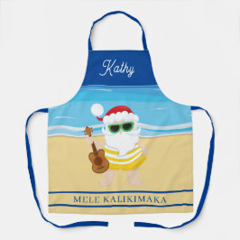 Delantal Ukulele Santa Claus 