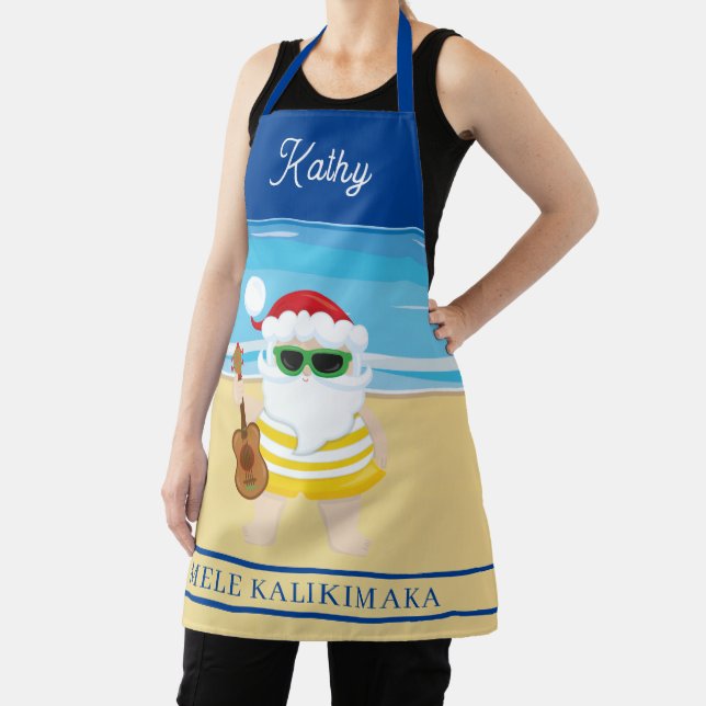 Delantal Ukulele Santa Claus  (in situ)