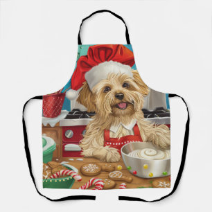 Delantal Último día festivo Dandie Dinmont Terrier: Navidad
