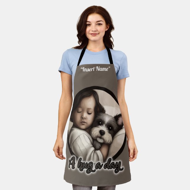 Delantal Un abrazo al día (Gastado)