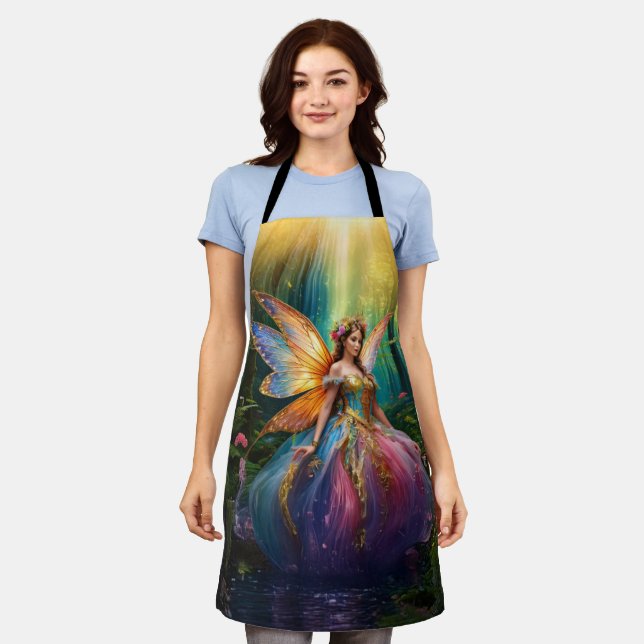 Delantal Un bosque mágico encantado de hadas (Gastado)