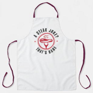 Delantal Un Chiste de carne raro