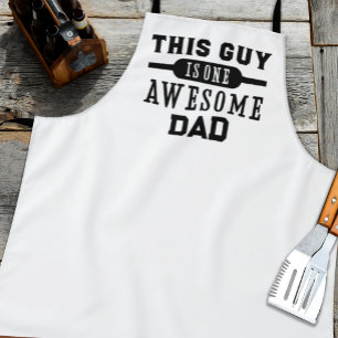 Delantal Un Día del Padre increíble para papá