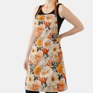 Delantal Un diseño de serie floral de otoño 10