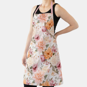Delantal Un diseño de serie floral de otoño 2