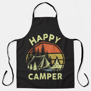 Delantal Un Feliz Campista Niño Divertido Camping