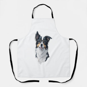 Delantal Un lindo collar de frontera para perros [RB#10008]