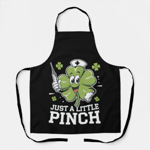 Delantal Un pequeño enfermero en el día de San Patricio