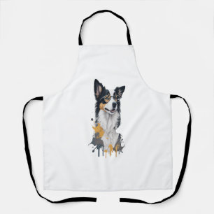 Delantal Un perro lindo Border Collie