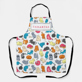 Delantal Un regalo lindo para el gato amante de su gato