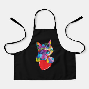 Delantal Un regalo lindo para los amantes de los gatitos, u