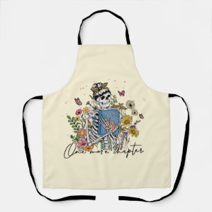 Delantal Un Skeleton floral más de capítulo
