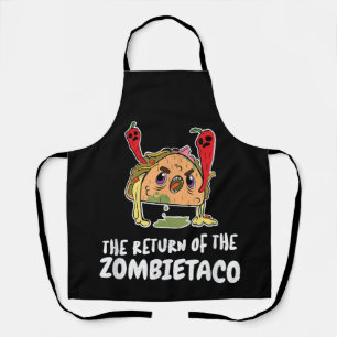 Delantal un taco zombie