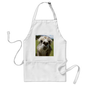 Delantal Una alpaca lanuda