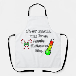 Delantal Una barbacoa de Navidades australianos
