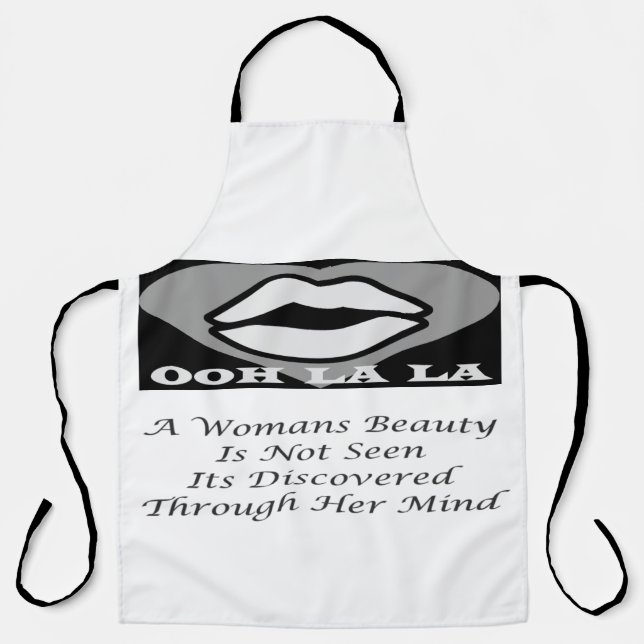 Delantal Una característica de poema de un mensaje de belle (Anverso)