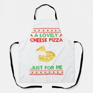 Delantal Una encantadora camiseta de pizza china solamente