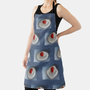 Delantal Una fresa en una taza