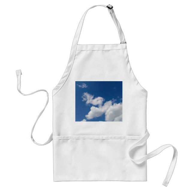 Delantal Una hilera de nubes (Frente)