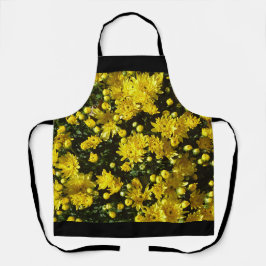 Delantal Una multitud de Mamáes amarillas