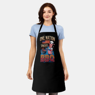 Delantal Una Nación Bajo BBQ – Grillmaster Chef Vintage