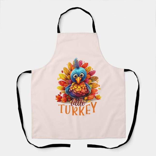 Delantal Una Turquía de Acción de Gracias (Anverso)