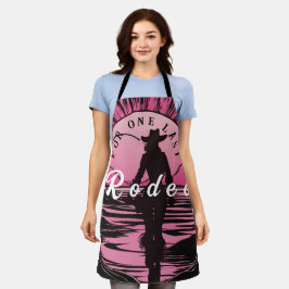 Delantal Una última bachillerato de rodeo