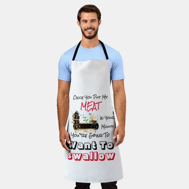 Delantal Una vez que pones mi carne en tu boca (Gastado)
