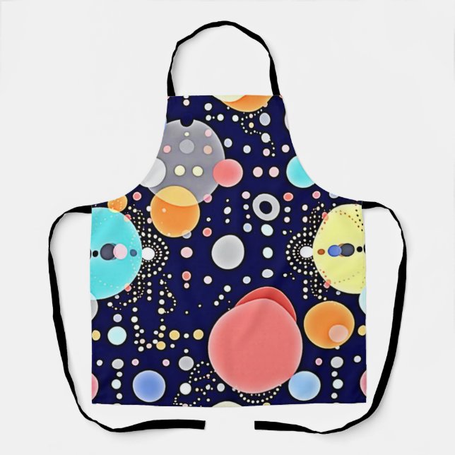 Delantal Una visión divertida del universo de la burbuja (Anverso)