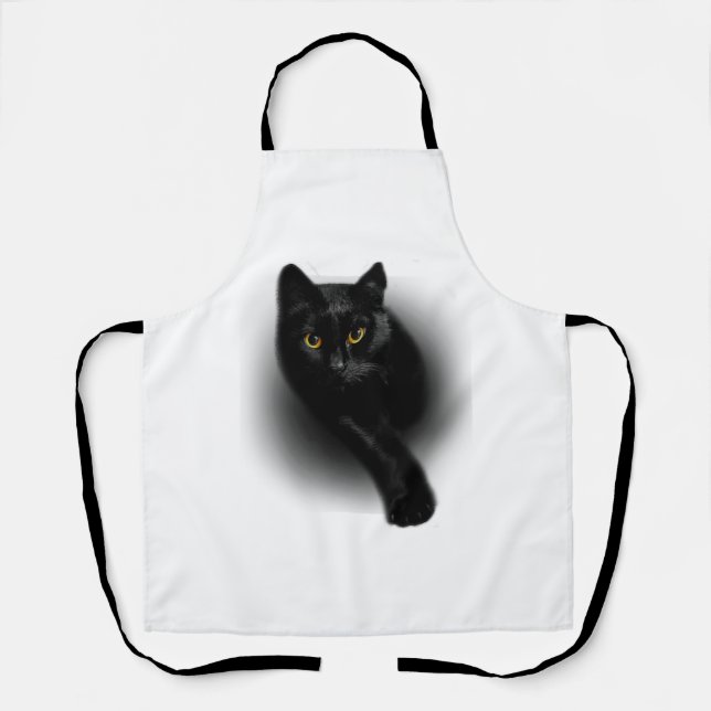 Delantal Uñas para limar Black Cat (Anverso)