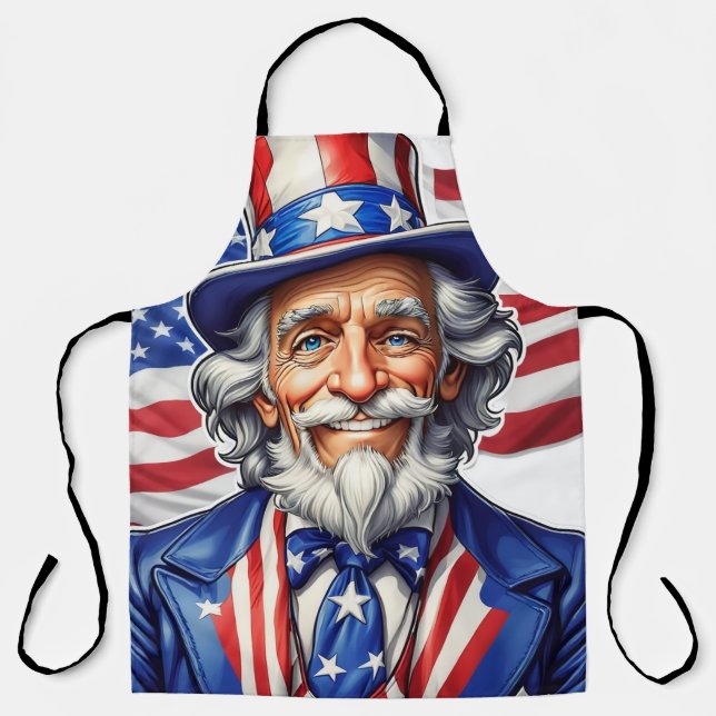 Delantal Uncle Sam USA (Anverso)