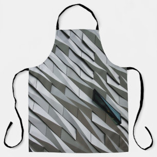 Delantal Undulación de formas abstractas en una fachada de 