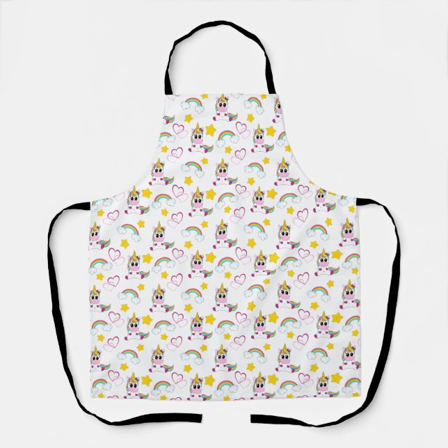 Delantal Unicorn pattern (Anverso)