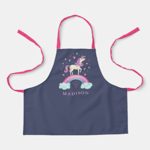 Delantal Unicornio arcoiris